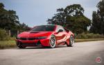 BMW i8 on Vossen Wheels (LC-109T) 2017 года